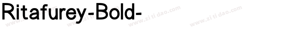 Ritafurey-Bold字体转换