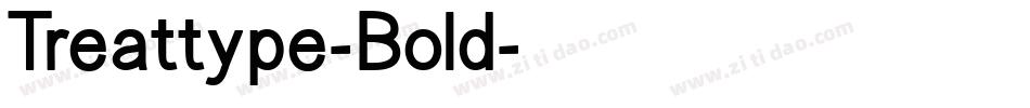 Treattype-Bold字体转换