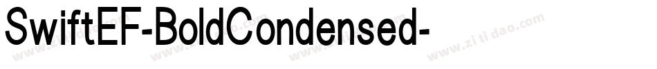 SwiftEF-BoldCondensed字体转换