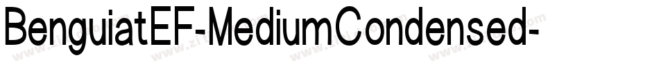 BenguiatEF-MediumCondensed字体转换