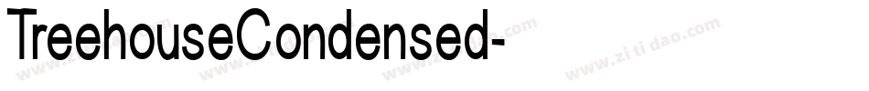 TreehouseCondensed字体转换