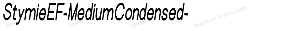 StymieEF-MediumCondensed字体转换