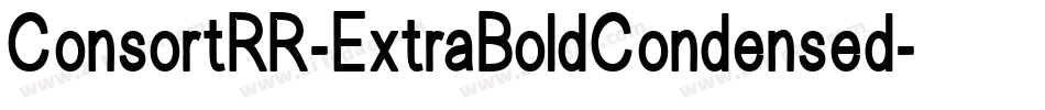 ConsortRR-ExtraBoldCondensed字体转换