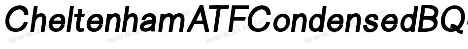 CheltenhamATFCondensedBQ-BoldExtra字体转换