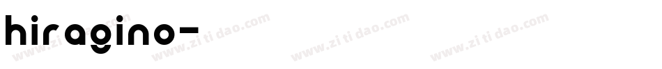 hiragino字体转换