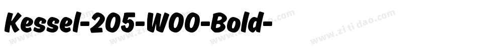 Kessel-205-W00-Bold字体转换