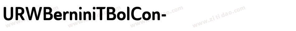 URWBerniniTBolCon字体转换