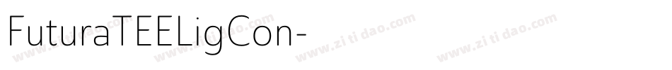 FuturaTEELigCon字体转换