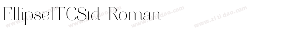 EllipseITCStd-Roman字体转换