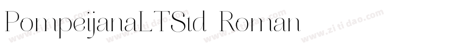 PompeijanaLTStd-Roman字体转换