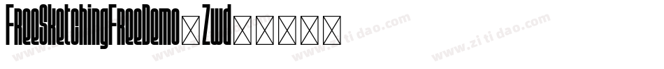 FreeSketchingFreeDemo-Zwd8字体转换