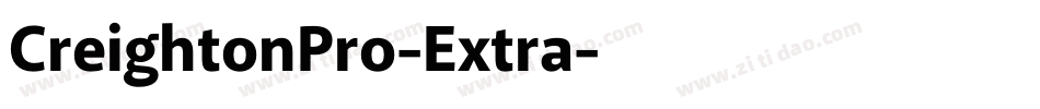 CreightonPro-Extra字体转换