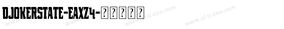 DjokerState-EaXZ4字体转换