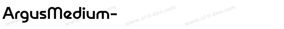 ArgusMedium字体转换