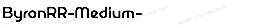 ByronRR-Medium字体转换 ByronRR-Medium字体转换