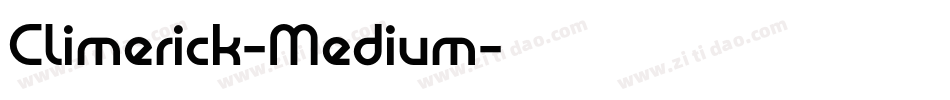 Climerick-Medium字体转换