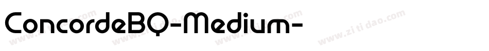 ConcordeBQ-Medium字体转换