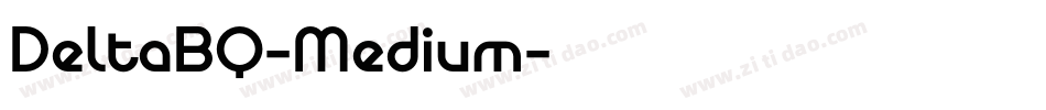 DeltaBQ-Medium字体转换