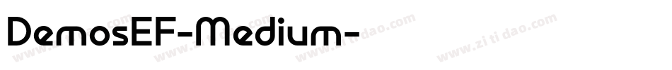 DemosEF-Medium字体转换