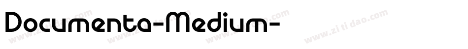 Documenta-Medium字体转换