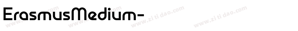 ErasmusMedium字体转换