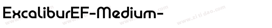 ExcaliburEF-Medium字体转换