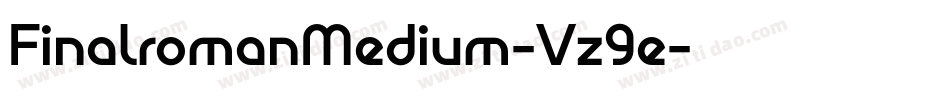 FinalromanMedium-Vz9e字体转换