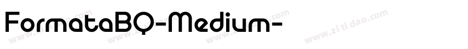 FormataBQ-Medium字体转换