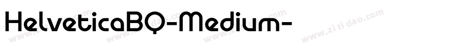 HelveticaBQ-Medium字体转换