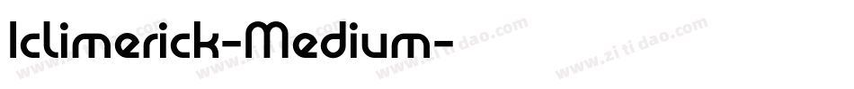 Iclimerick-Medium字体转换