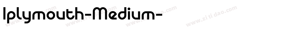 Iplymouth-Medium字体转换