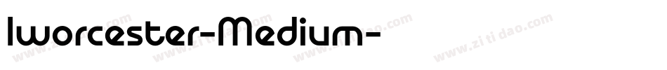 Iworcester-Medium字体转换