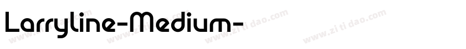 Larryline-Medium字体转换