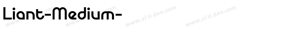 Liant-Medium字体转换