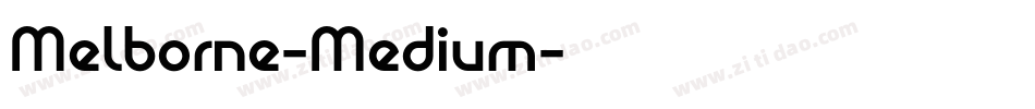 Melborne-Medium字体转换