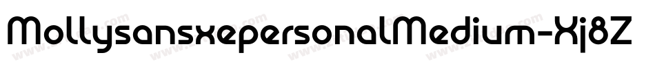 MollysansxepersonalMedium-Xj8Z字体转换