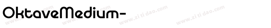 OktaveMedium字体转换