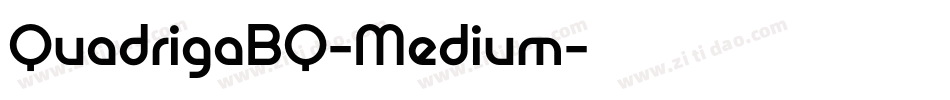 QuadrigaBQ-Medium字体转换