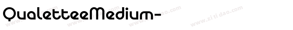 QualetteeMedium字体转换