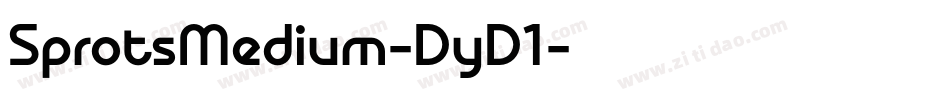SprotsMedium-DyD1字体转换 SprotsMedium-DyD1字体转换