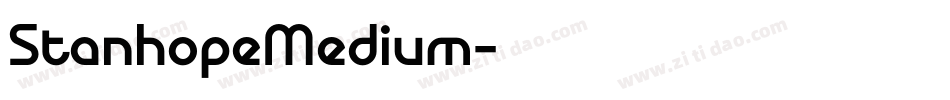 StanhopeMedium字体转换