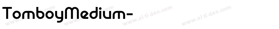 TomboyMedium字体转换