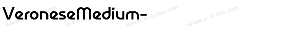 VeroneseMedium字体转换