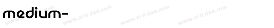 medium字体转换 medium字体转换