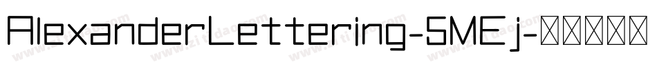 AlexanderLettering-5MEj字体转换