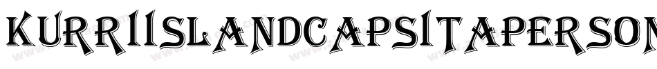 KurriIslandCapsItaPERSONAL-Rg字体转换