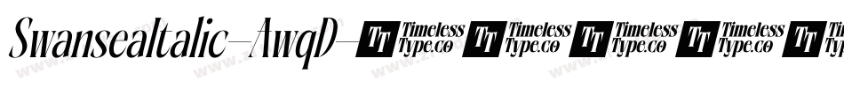 SwanseaItalic-AwqD字体转换