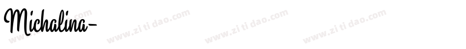 Michalina字体转换