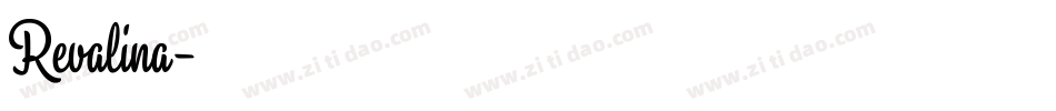 Revalina字体转换