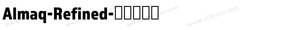 Almaq-Refined字体转换